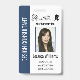 Badge Carte d'identité professionnelle personnalisée pou