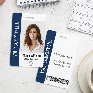 Badge Carte d'identité professionnelle personnalisée pou