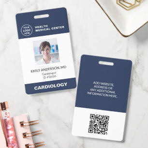 Badge Carte d'identité QR Code pour les employés de l'hô