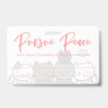 Carte d'insigne JW Keepsaké Convention | Chat