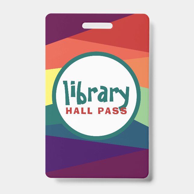 Badge Cartes de passage pour la salle des professeurs de (Avant)