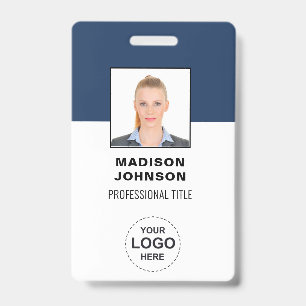 Badge Cartes d'identité à code-barres personnalisées ave