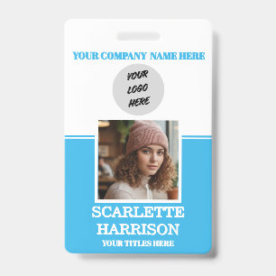 Badge Cartes d'identité professionnelles personnalisées 