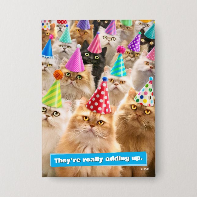 Badge Cat Party (Recto)