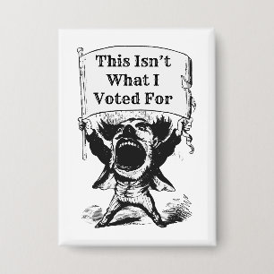 Badge Ce n'est pas ce pour quoi j'ai voté