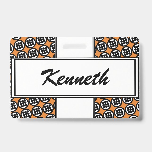 Badge Cercle de Neuf par Kenneth Yoncich (Avant)