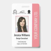 Certification de photo d'employé personnalisée Car