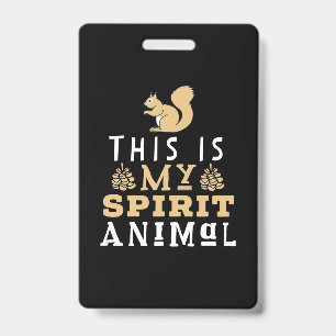 Badge C'est Mon Animal Spirituel