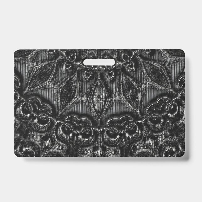 Badge Charcoal Mandala  (Avant)