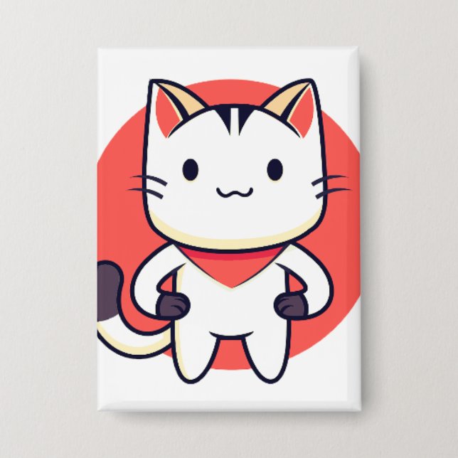 Badge Chat, Animal de compagnie, Animal (Recto)