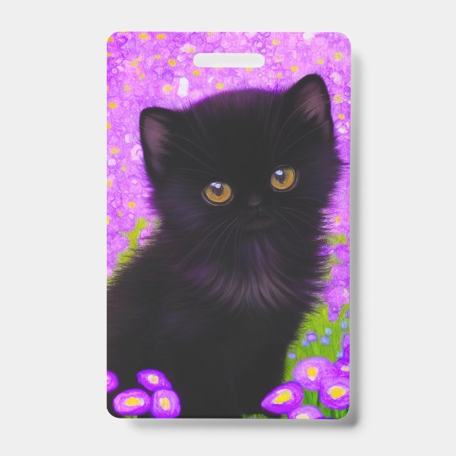 Badge Chat de Gustav Klimt (Avant)
