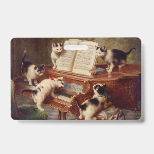 Badge Chatons et piano