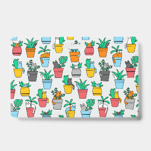Badge Chats dans les pots de fleurs