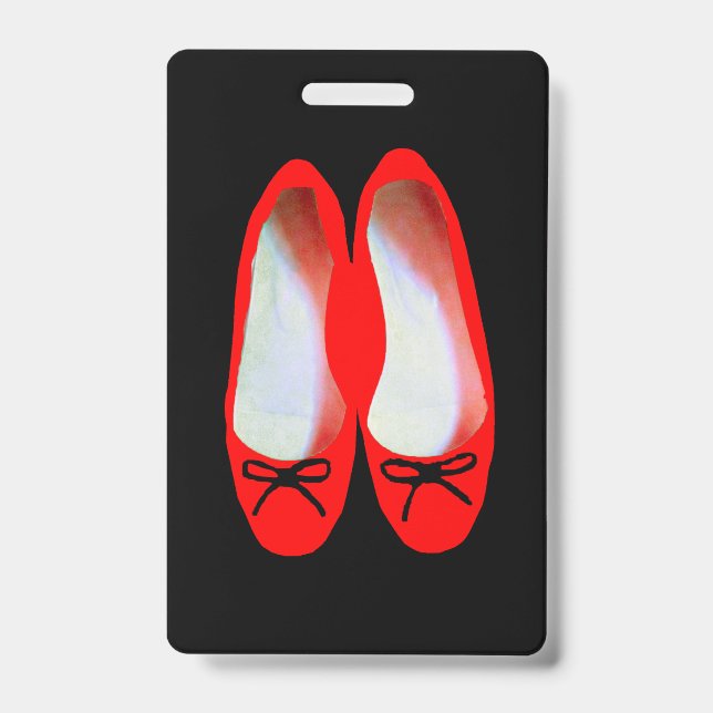 Badge chaussures rouges (Avant)