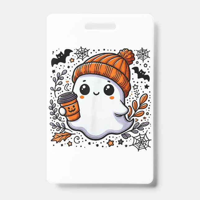 Badge Chemise d'Halloween mignonne pour les femmes Fantô (Front)