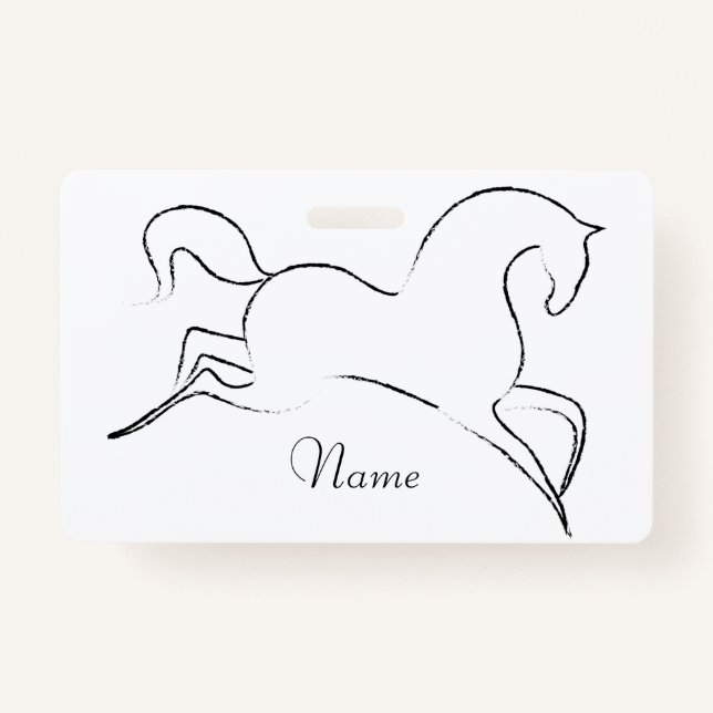 Badge Cheval sauvage Thunder_Cove (Devant)