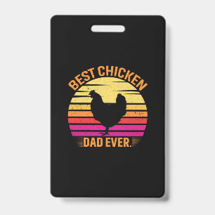 Badge Chicken Lover   Best Chicken Dad Ever