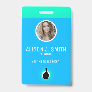 Badge Chirurgien plasticien / Docteur / Assistant de chi