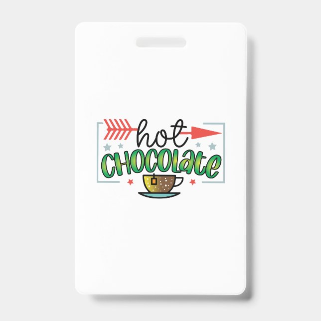 Badge Chocolat Chaud Art Café (Avant)
