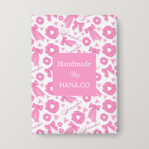 Badge Chouchous Rose Fille Motif Accessoire de Cheveux M
