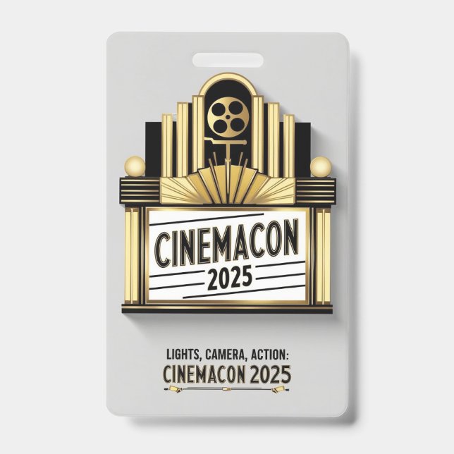Badge CinémaCon 2025 (Avant)