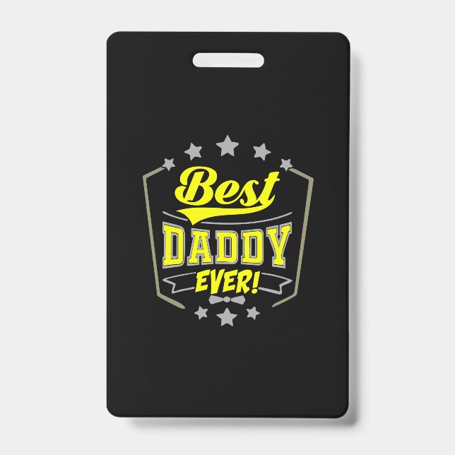 Badge Citations de grand-père | Meilleur papa ever (Avant)