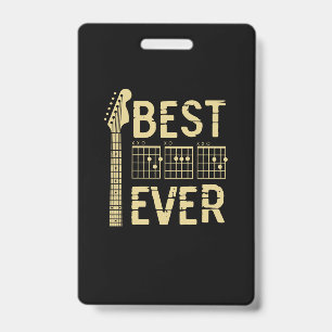 Badge Citations de grand-père   Meilleure guitare de pap