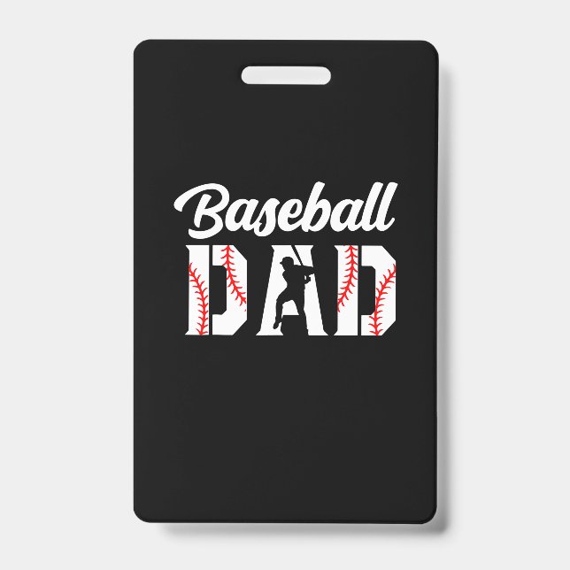 Badge Citations de grand-père | Papa de baseball (Avant)