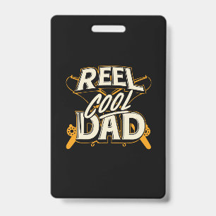 Badge Citations de grand-père Pêche Papa cool