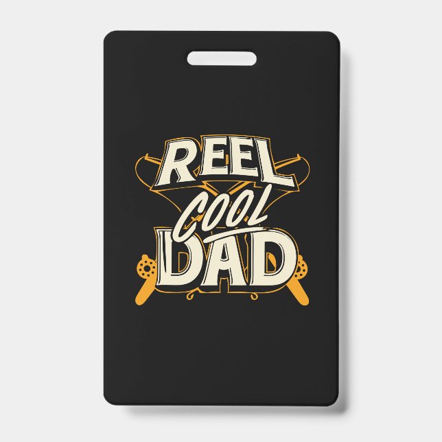 Badge Citations de grand-père | Pêche Papa cool (Avant)