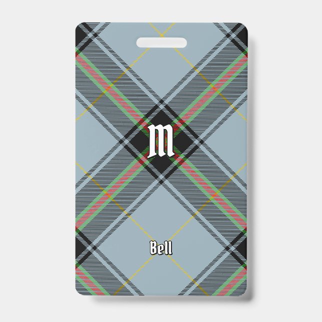 Badge Clan Bell Tartan (Avant)