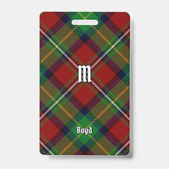 Badge Clan Boyd Tartan (Avant)