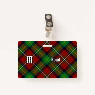 Badge Clan Boyd Tartan