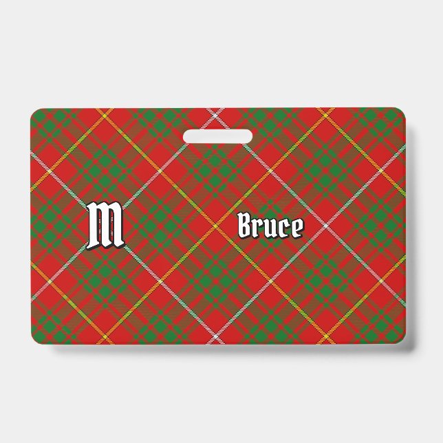 Badge Clan Bruce Tartan (Front)