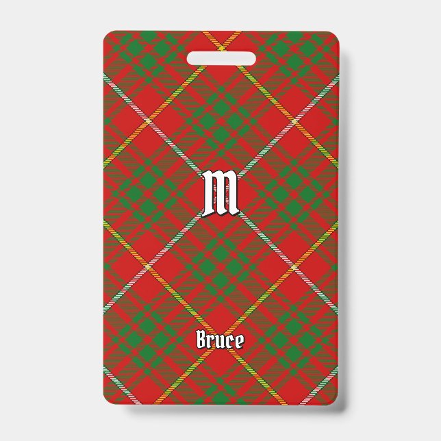 Badge Clan Bruce Tartan (Avant)