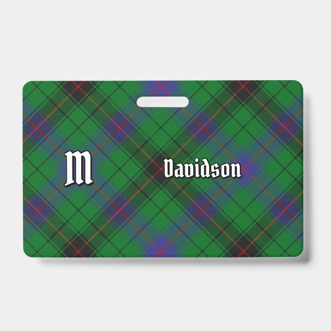 Badge Clan Davidson Tartan (Avant)