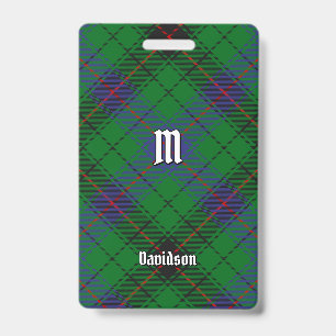 Badge Clan Davidson Tartan