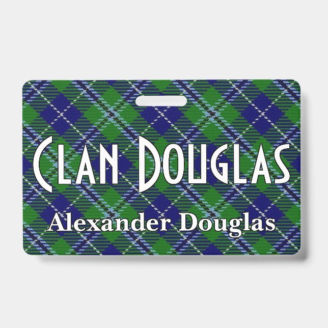 Badge Clan Douglas Tartan (Avant)