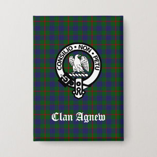 Badge Clan écossais Agnew Crest & Tartan