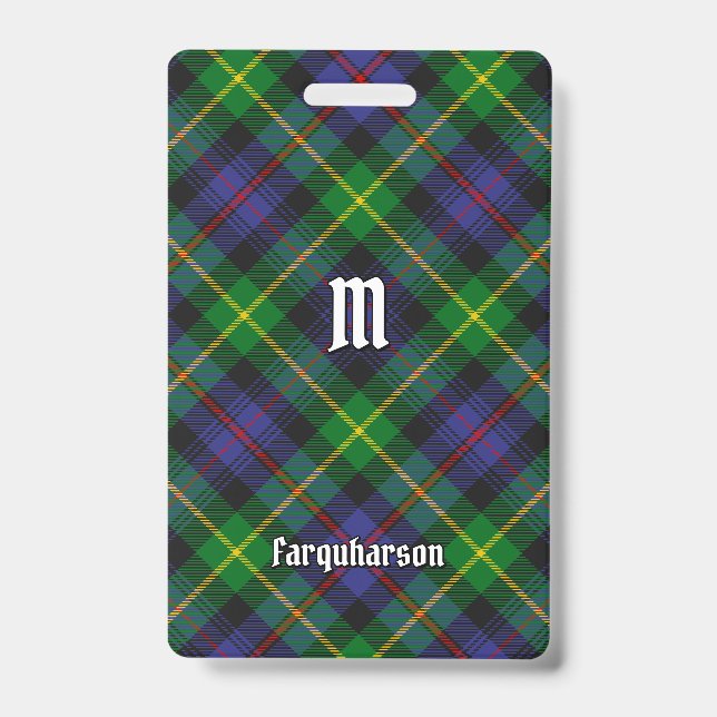 Badge Clan Farquharson Insigne Tartan (Avant)