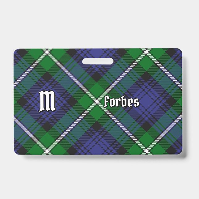 Badge Clan Forbes Tartan (Front)