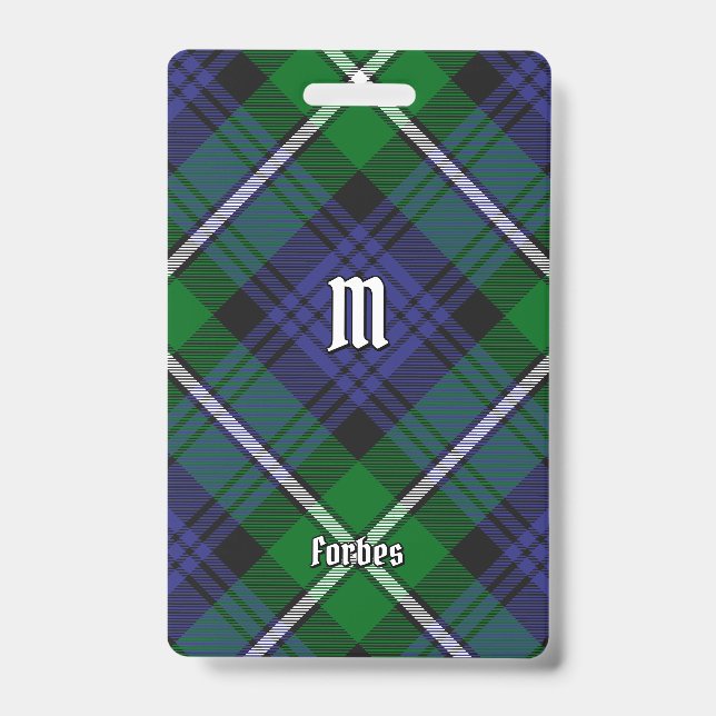 Badge Clan Forbes Tartan (Avant)