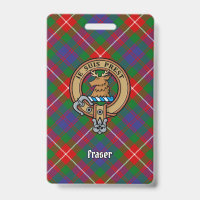 Clan Fraser de Lovat Crête sur Tartan