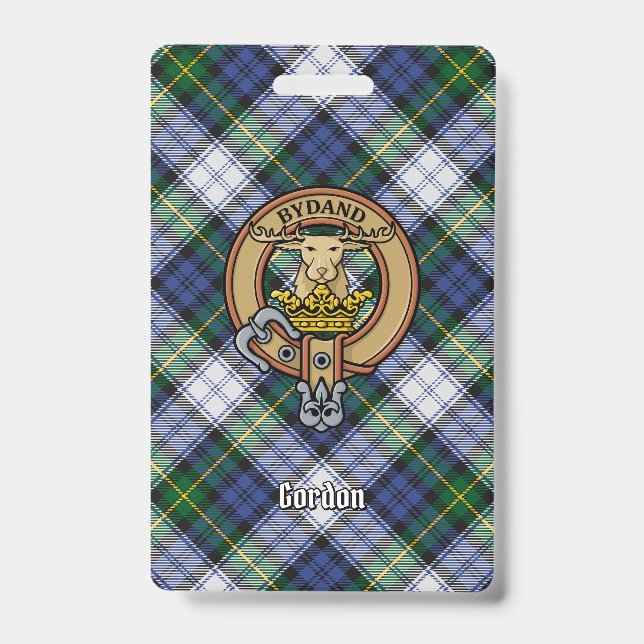 Badge Clan Gordon Crest sur le tatan de robe (Avant)