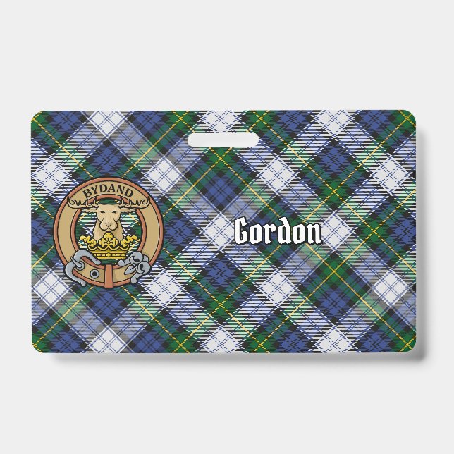 Badge Clan Gordon Crest sur le tatan de robe (Avant)