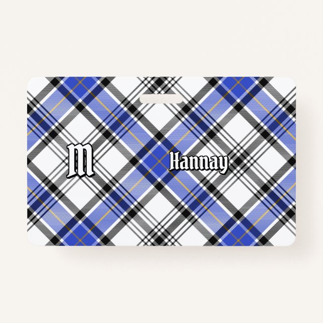 Badge Clan Hannay Tartan (Devant)