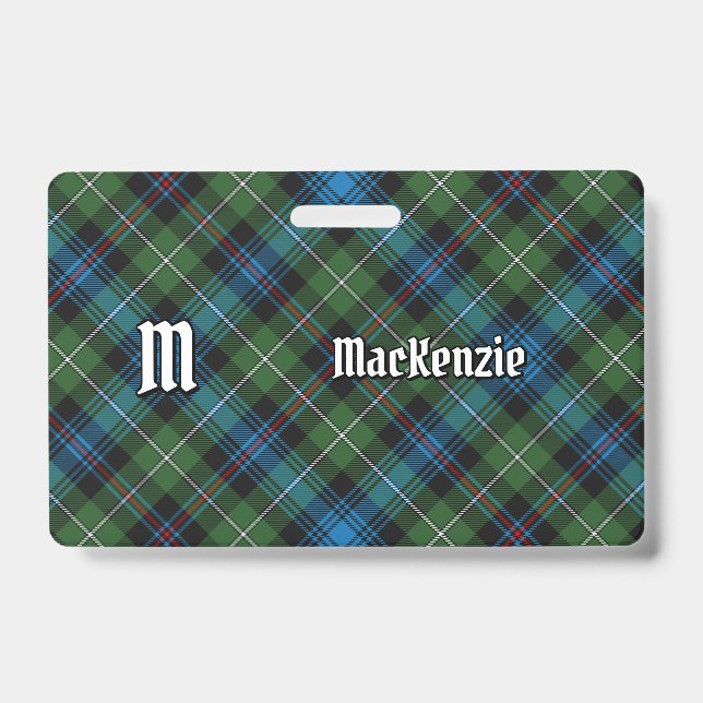 Badge Clan MacKenzie Insigne Tartan (Avant)