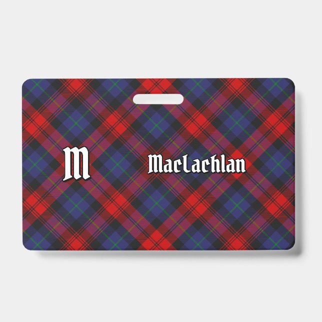 Badge Clan MacLachlan Tartan (Avant)