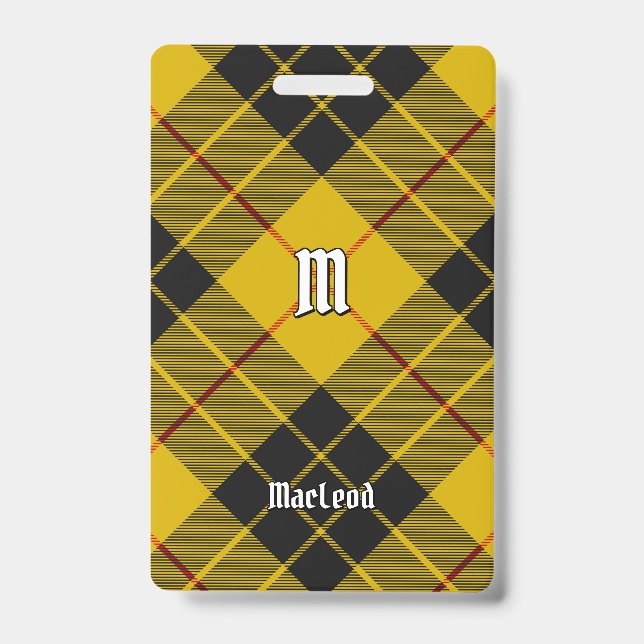 Badge Clan Macleod de Lewis Tartan (Front)