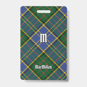 Badge Clan MacMillan Chasse Tartan